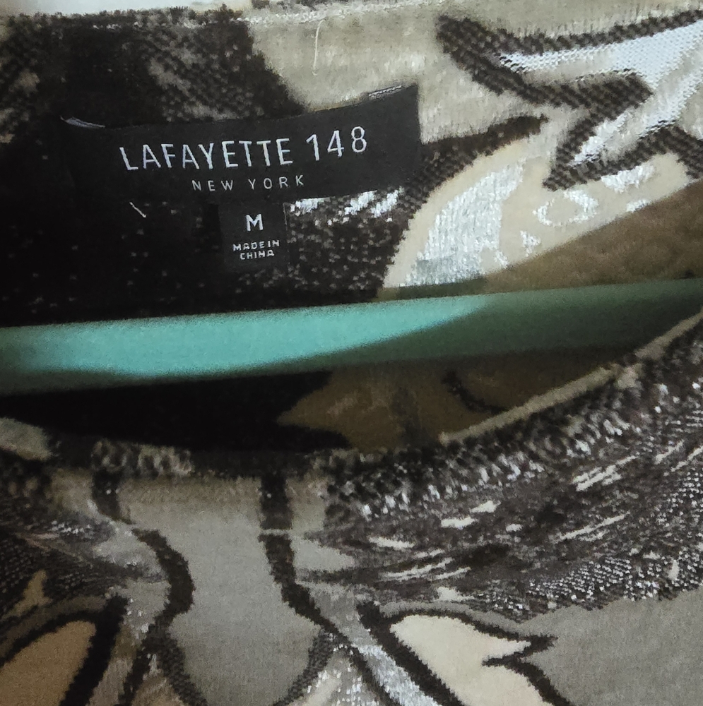 Lafayette 148 Velvet Shift dress - Picture 4 of 5